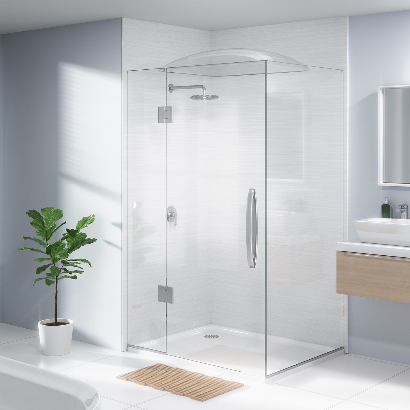 showerdome rectangle rcl
